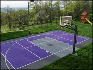 Custom Backyard Court by Rhino Sports